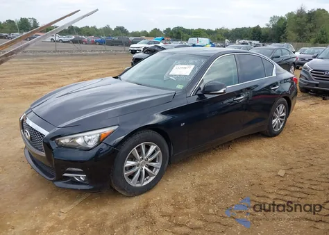 2015 Infiniti Q50 Premium from USA, damaged, VIN JN1BV7AR0FM421110